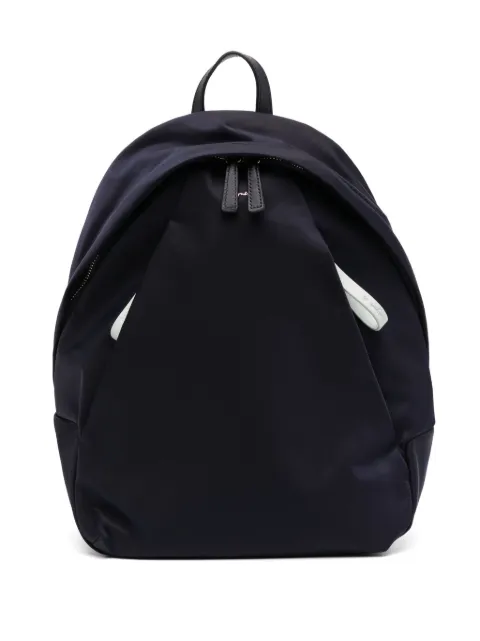 agnès b.  mochila con aplique del logo