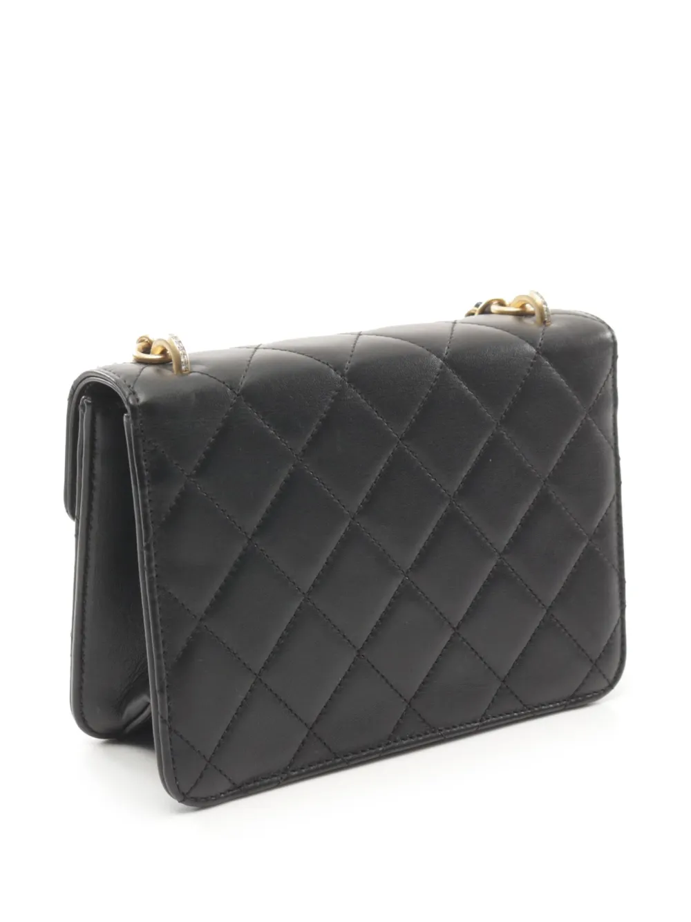 CHANEL Pre-Owned 2021 matelassé schoudertas - Zwart