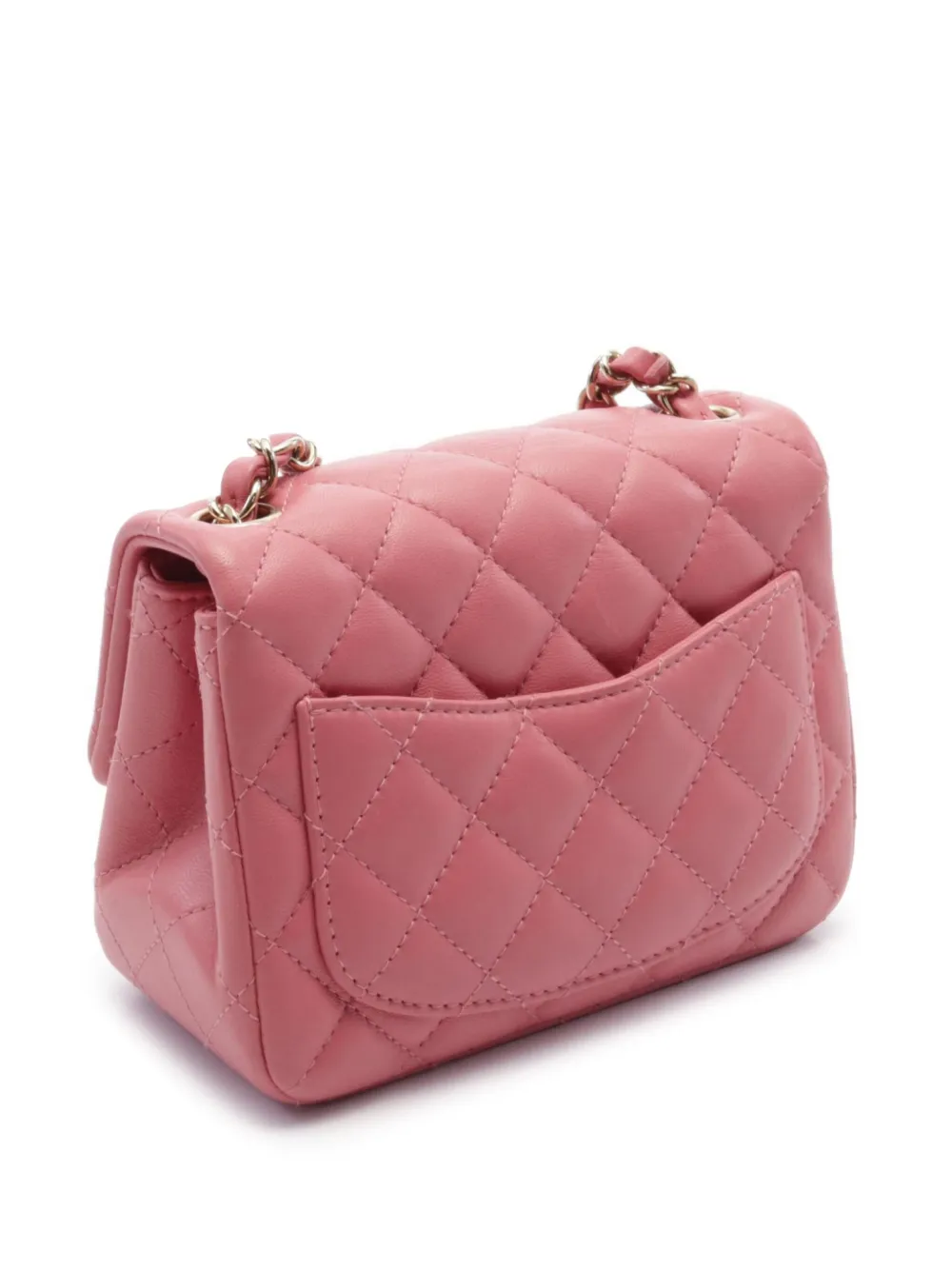 CHANEL Pre-Owned 2021s Matelassé mini-schoudertas - Roze