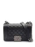 CHANEL Pre-Owned 2019 small Boy Chanel shoulder bag - Black