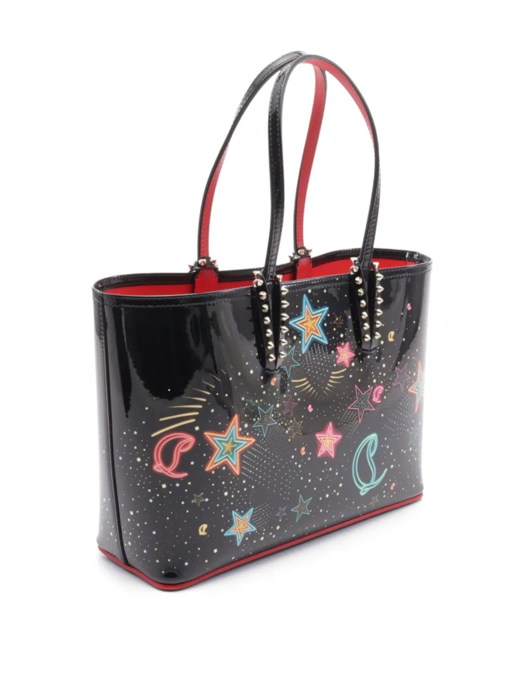 Christian Louboutin Pre-Owned 2020s small Cabata tote bag - Zwart