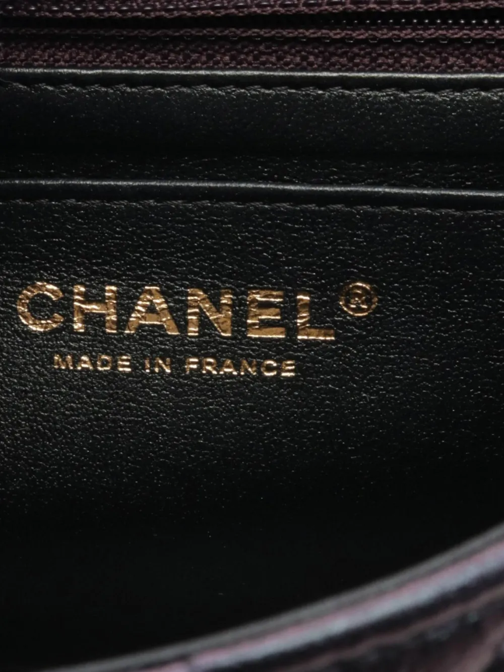 Pre-owned Chanel 2021 Flap Mini Shoulder Bag In Purple