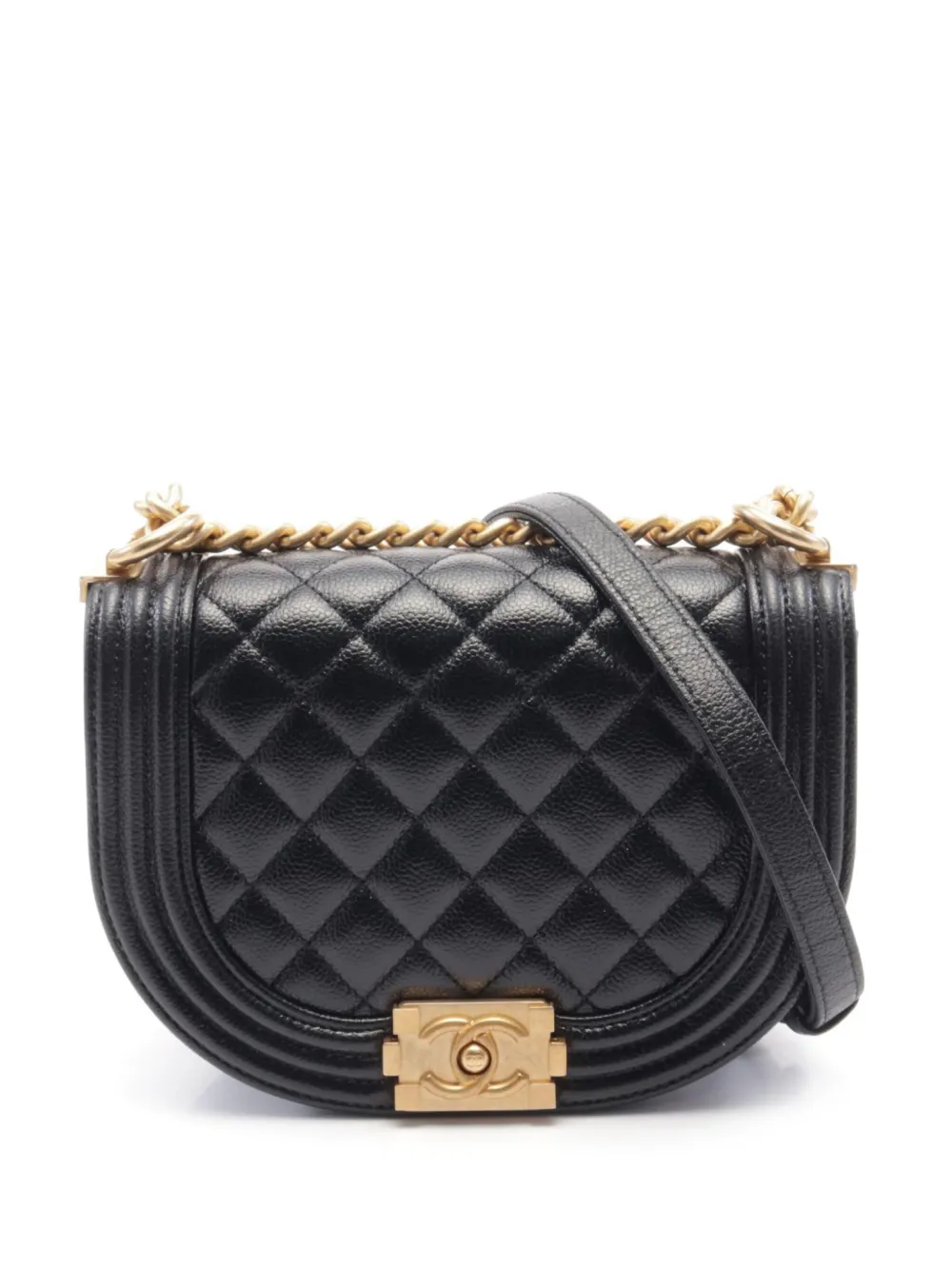 CHANEL Pre-Owned 2021 ボーイ ショルダーバッグ S - ブラック CHANEL Pre-Owned 2021 ボーイ ショルダーバッグ S - ブラック