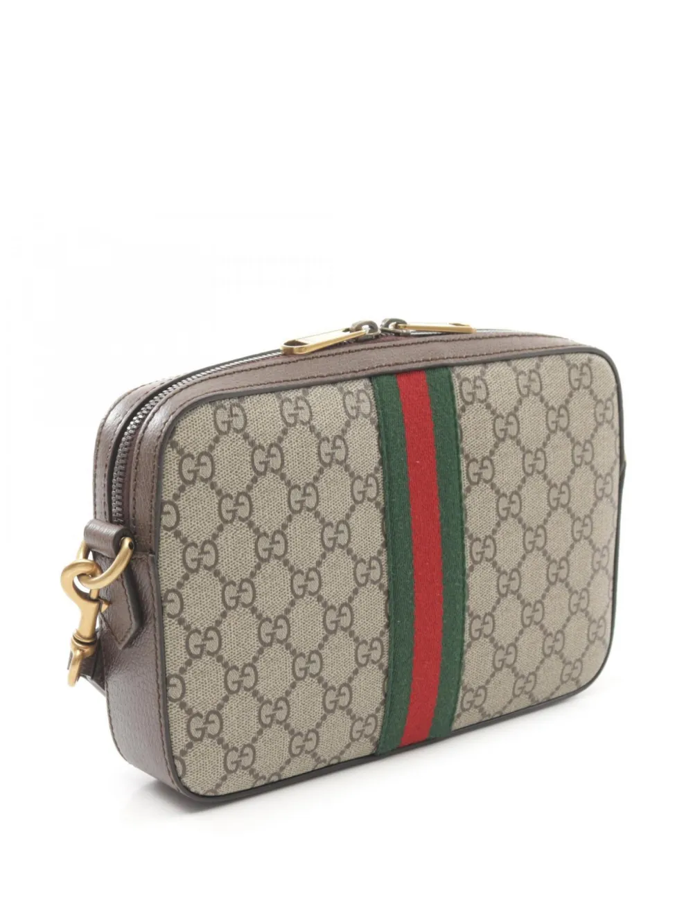 Pre-owned Gucci 2020s Gg Supreme Handbag In Neutrals