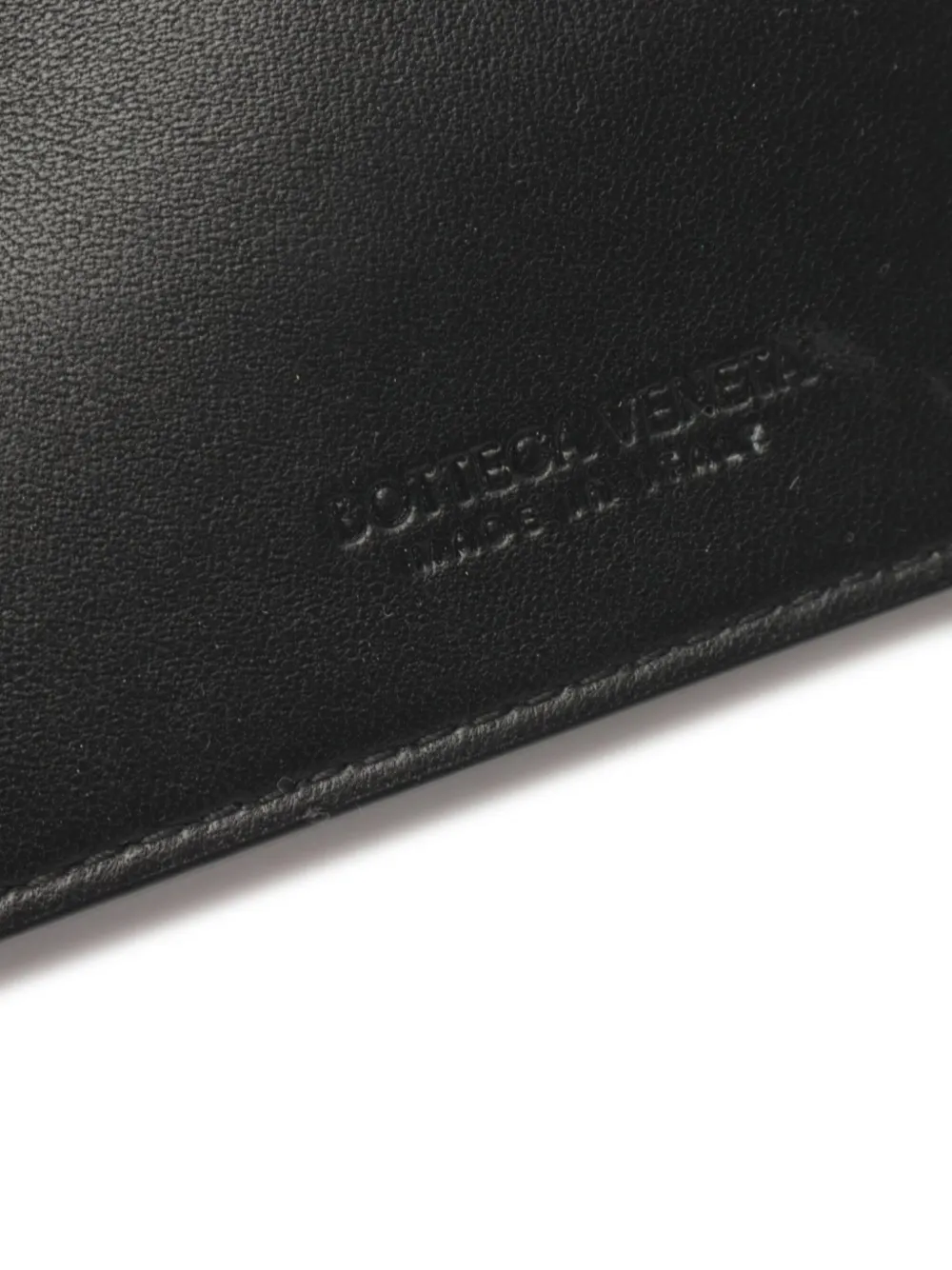 Pre-owned Bottega Veneta 20s Maxi Intrecciato Coin Purse In Black