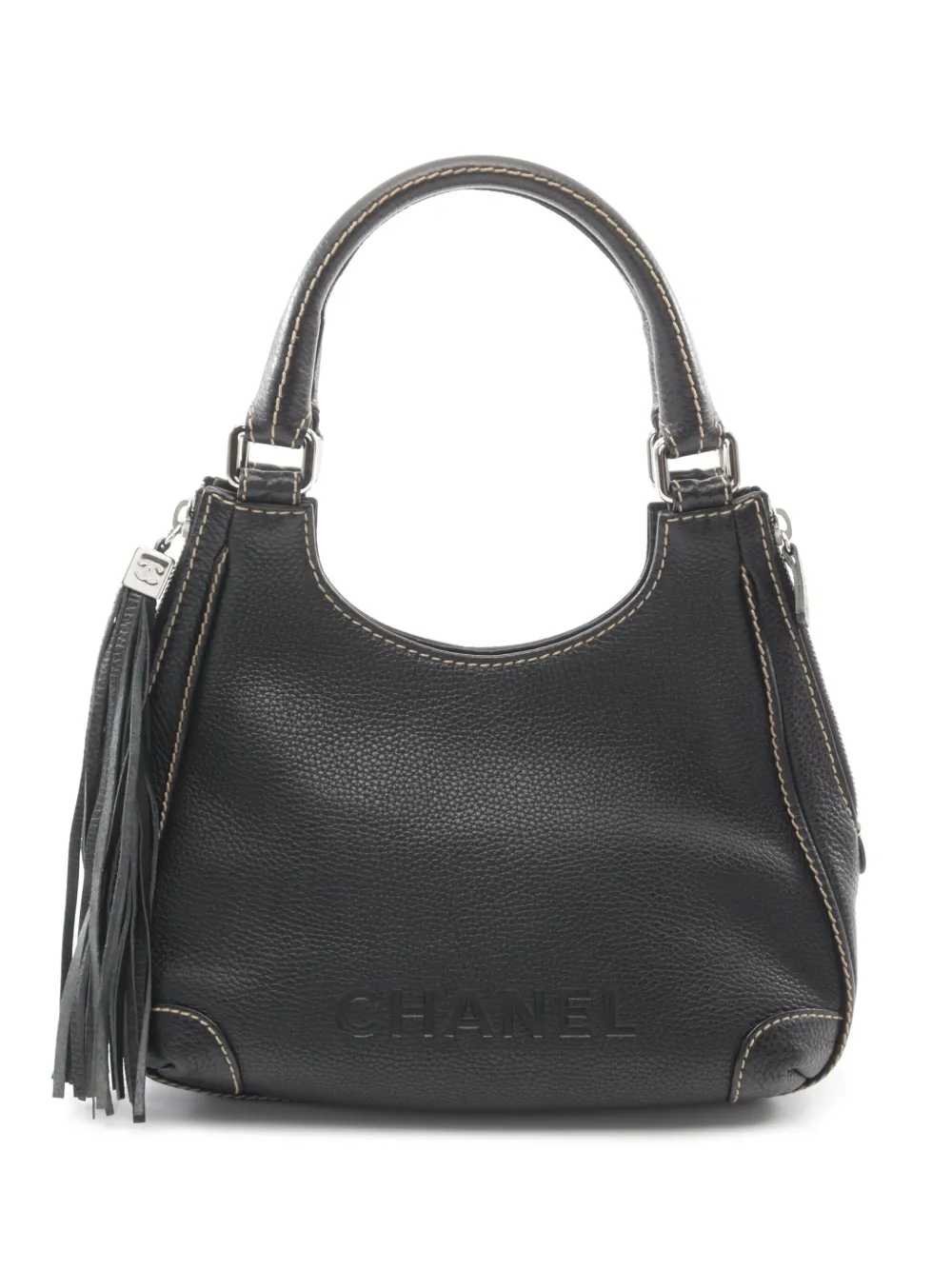 CHANEL Pre-Owned 2003-2004 tassel-detail handbag | Black | Image 1