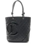 CHANEL Pre-Owned 2005-2006 medium Cambon shoulder bag - Black