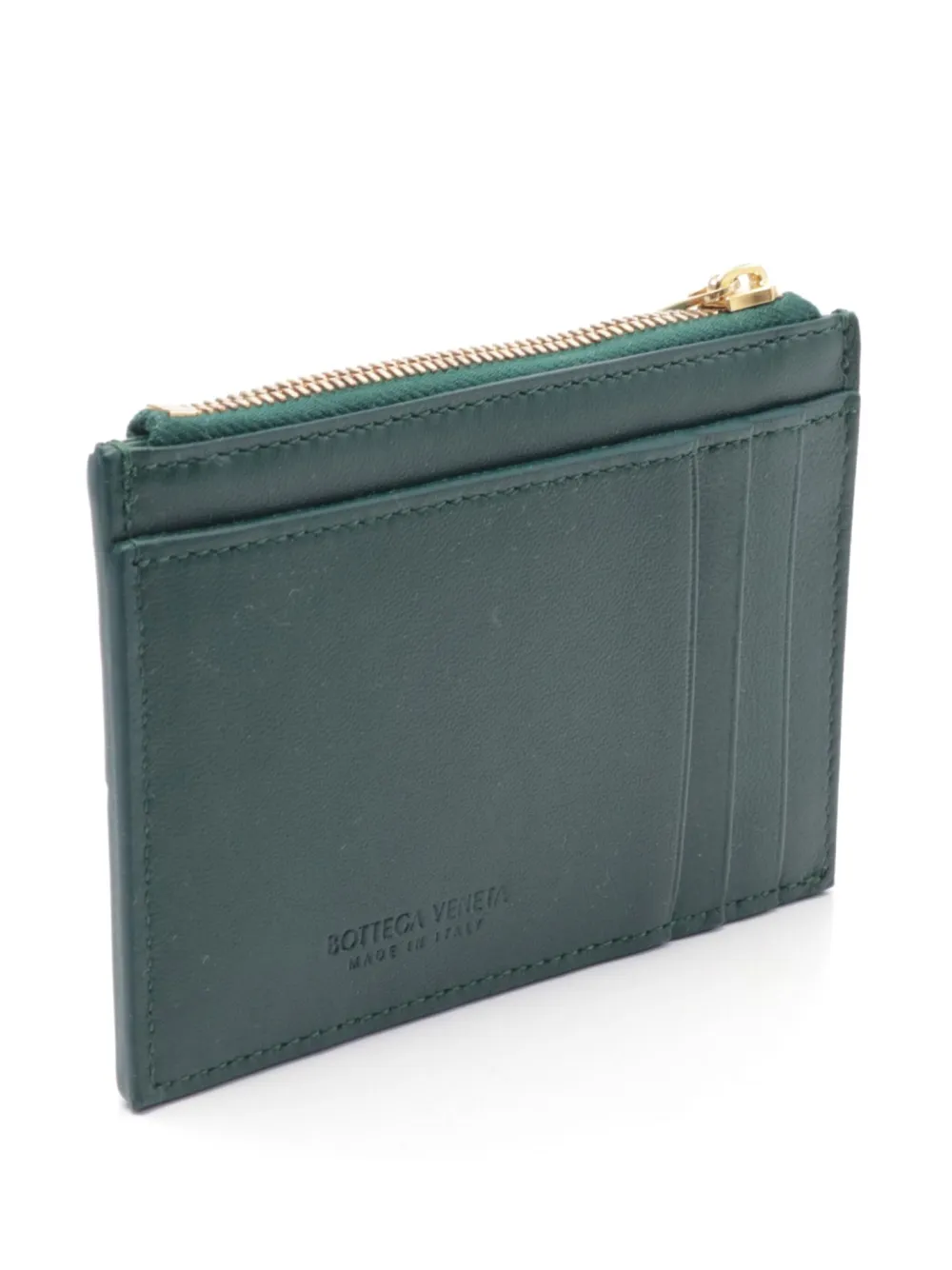 Bottega Veneta Pre-Owned 20s Cassette pasjeshouder - Groen