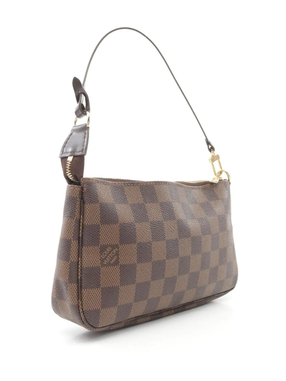 Louis Vuitton Pre-Owned 2011 Damier-Ebène Pochette tas - Bruin