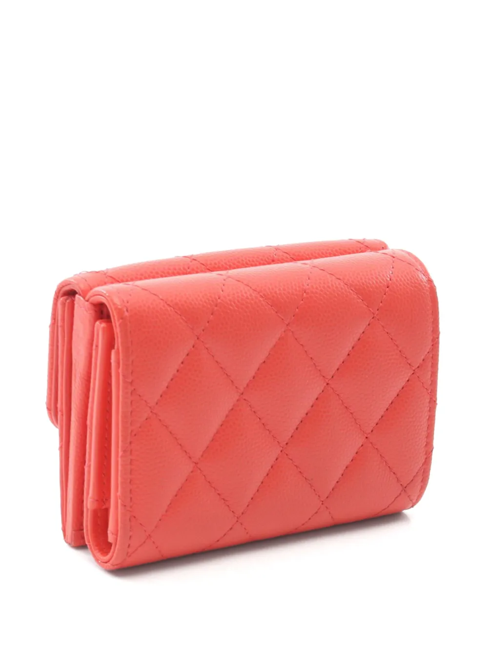 CHANEL Pre-Owned 2021 CC logo wallet - Roze