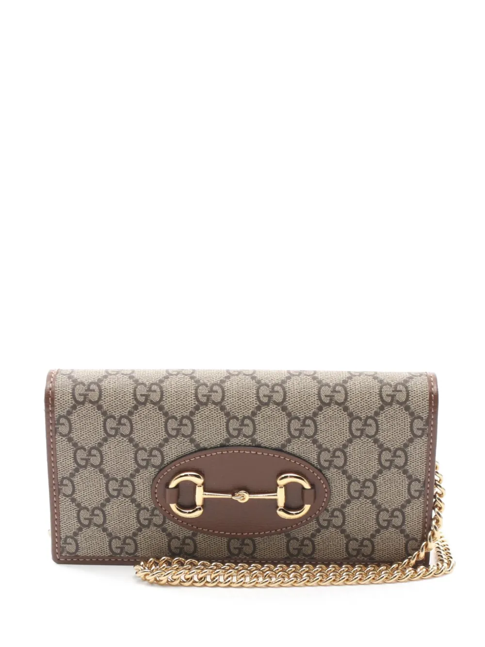 Gucci Pre-Owned 2020s ホースビット 1955 クラッチバッグ - ニュートラル Gucci Pre-Owned 2020s ホースビット 1955 クラッチバッグ - ニュートラル