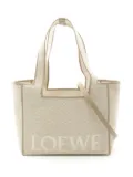 Loewe Pre-Owned 2020s medium Font Tote handbag - Neutrals