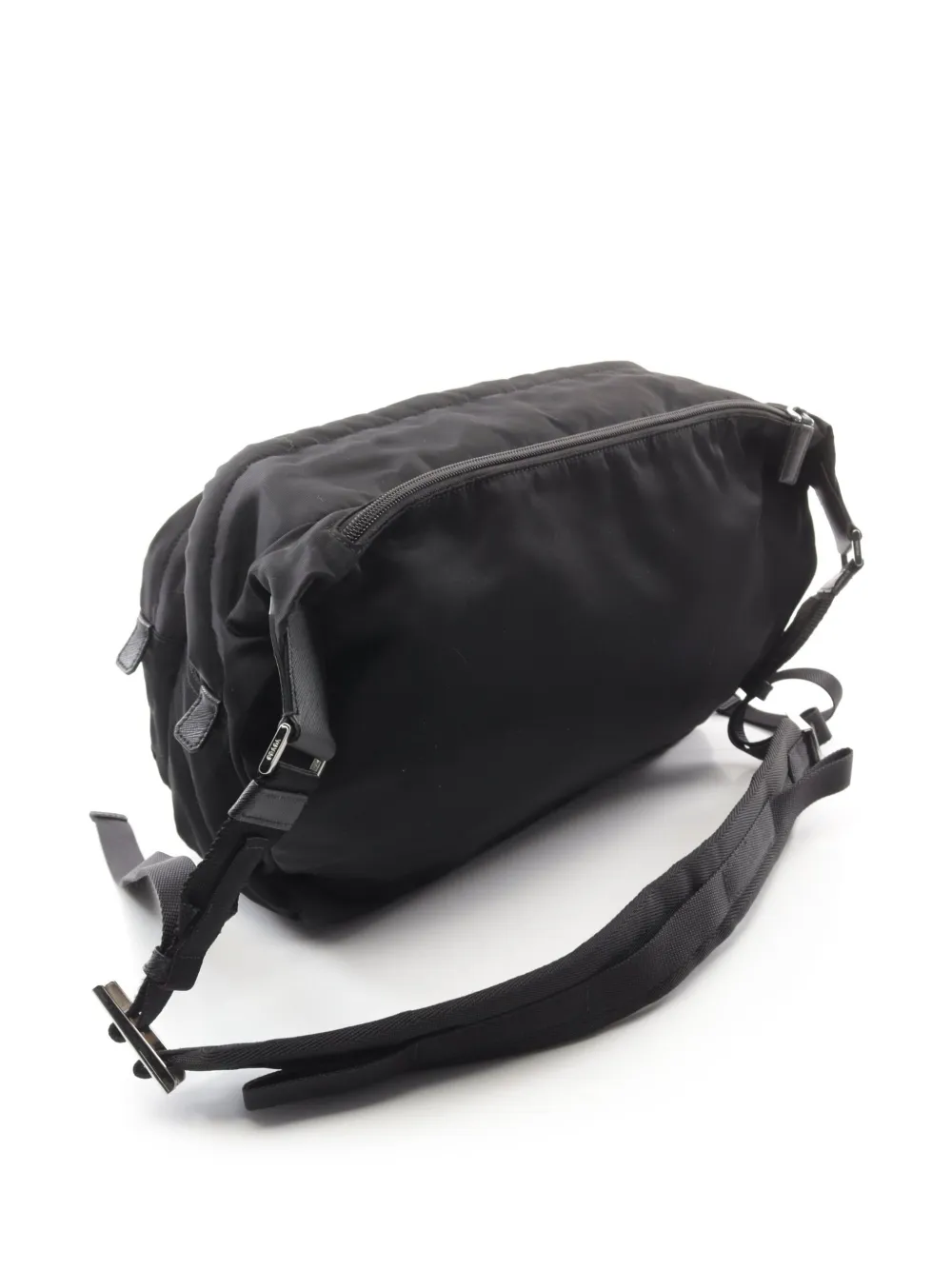 Prada Pre-Owned 2010s triangle-logo belt bag - Zwart