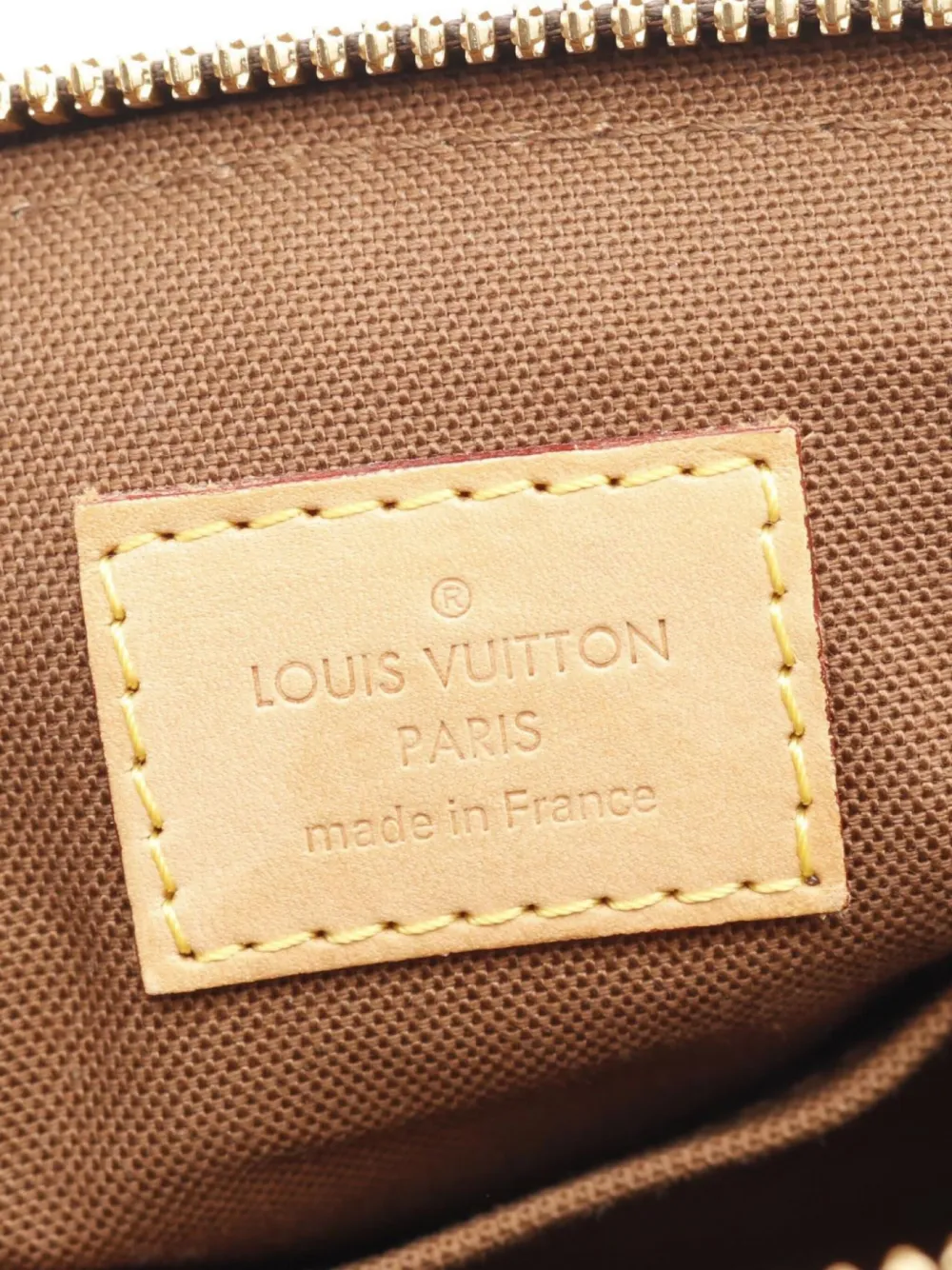 Pre-owned Louis Vuitton 2008 Monogram Tivoli Pm Handbag In Brown