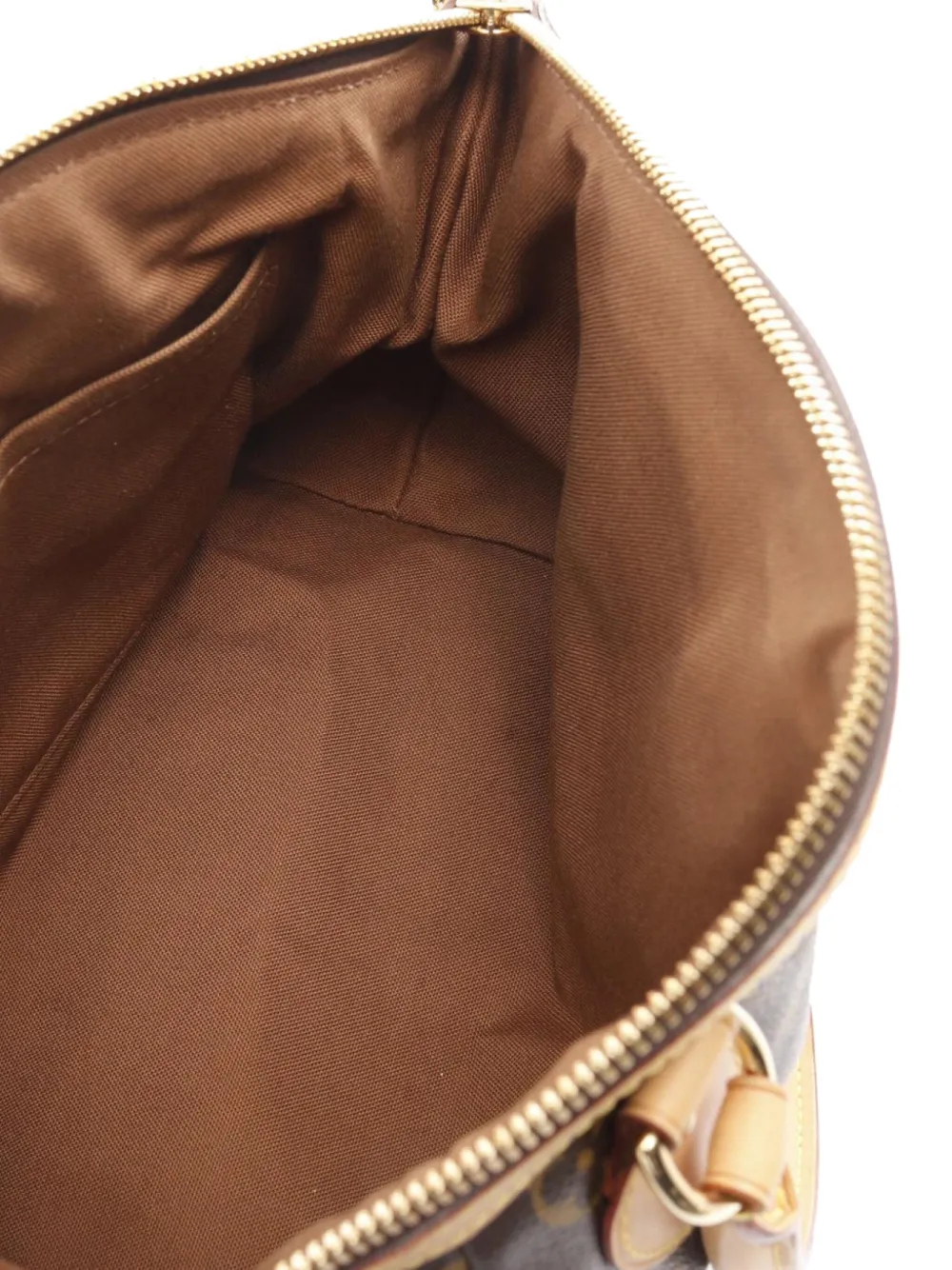 Pre-owned Louis Vuitton 2008 Monogram Tivoli Pm Handbag In Brown