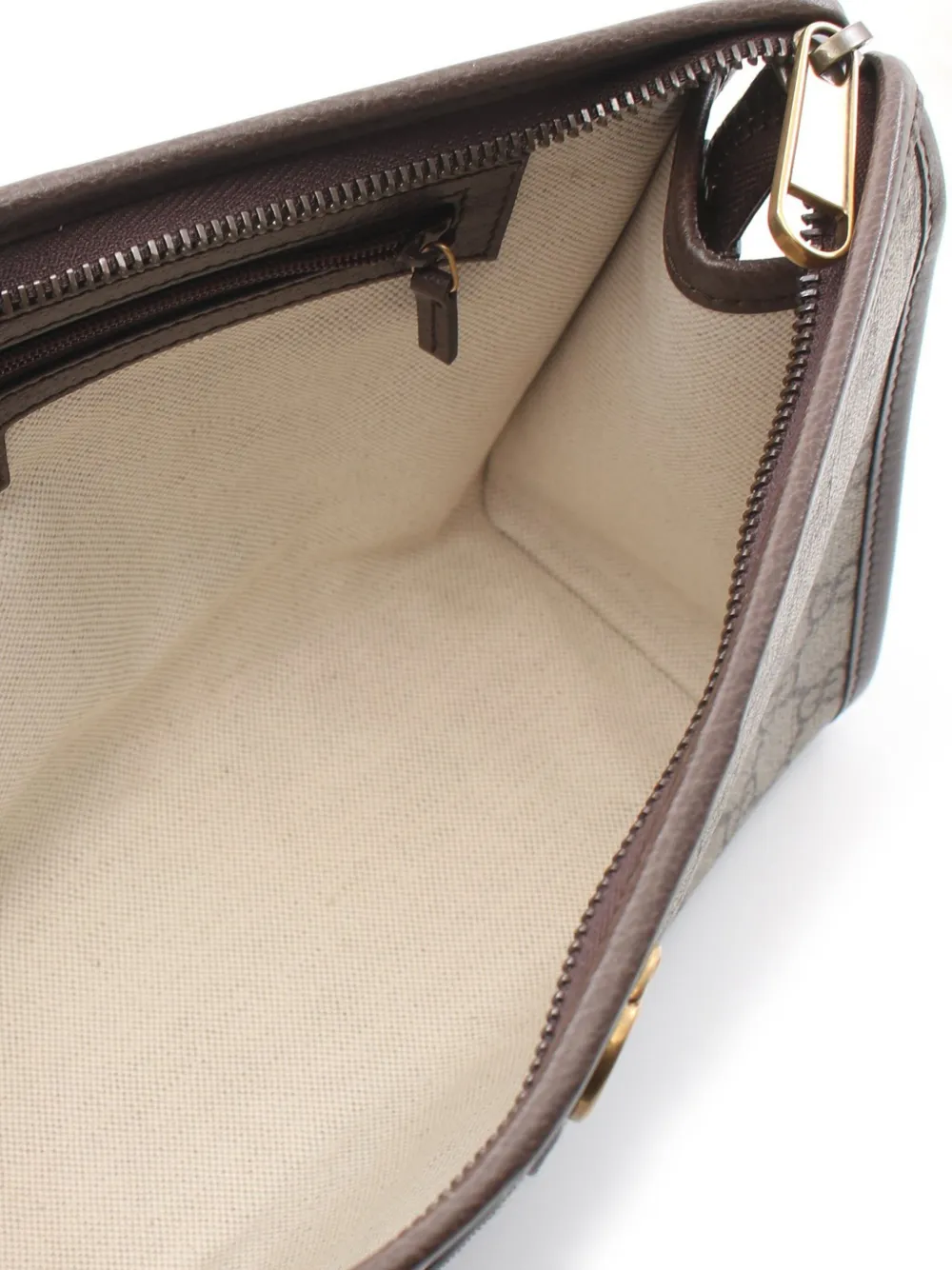 Pre-owned Gucci 2020 Ophidia Wash Bag In Neutrals