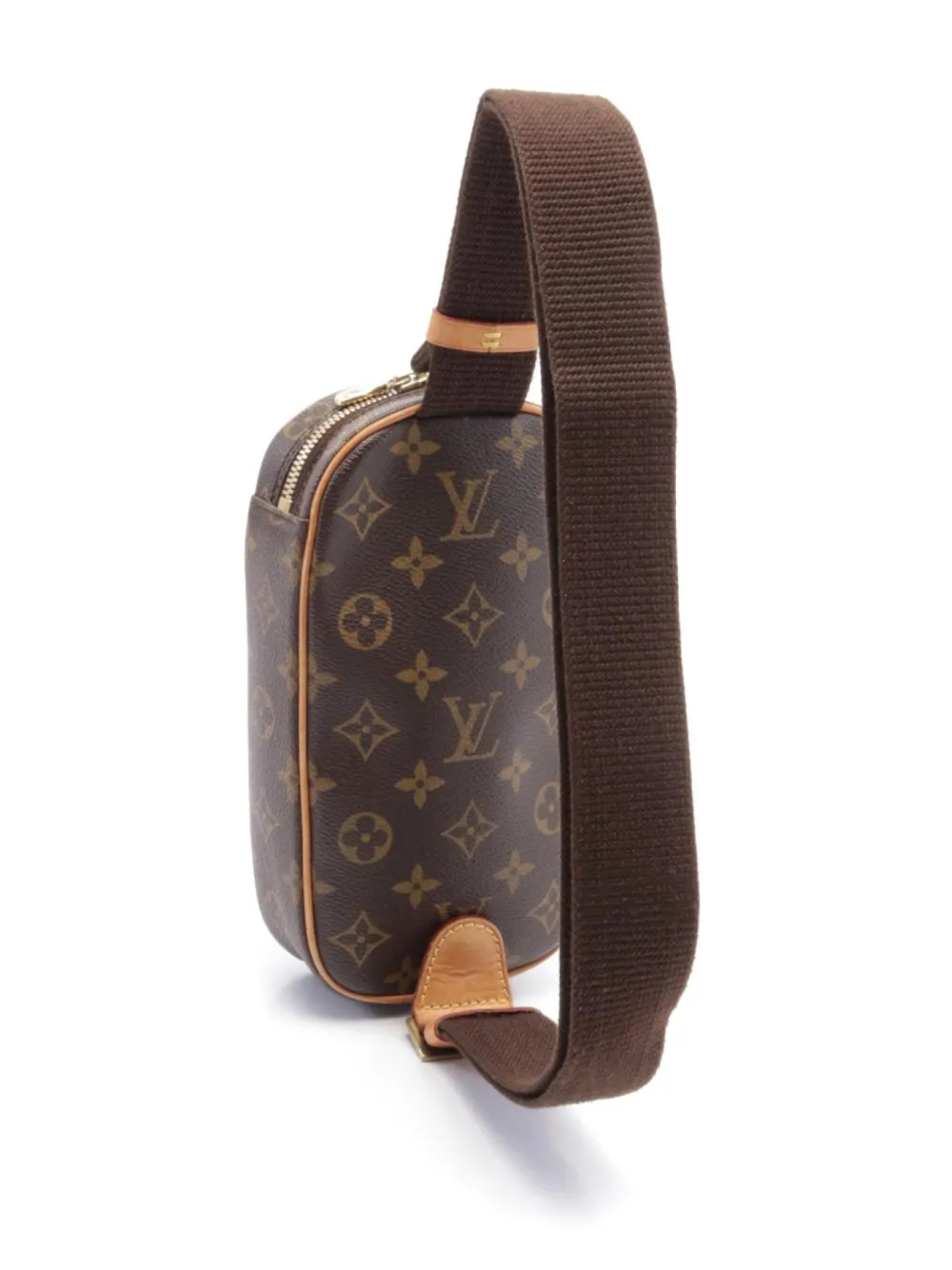 Pre-owned Louis Vuitton 2004 Gange Messenger Bag In Brown