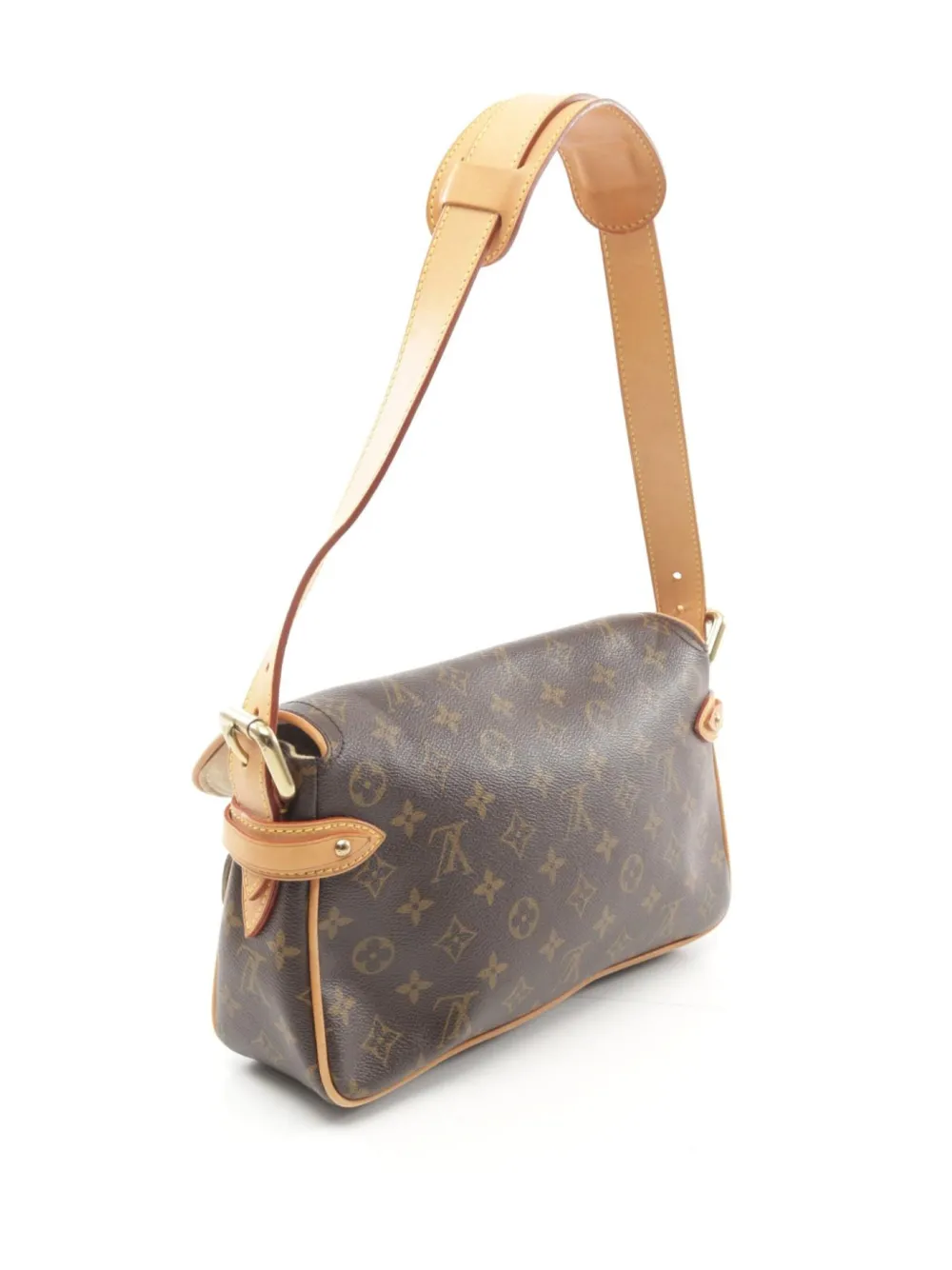Pre-owned Louis Vuitton 2006 Hudson Pm Bag In Brown