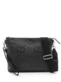 Gucci Pre-Owned 20s medium Jumbo GG two-way messenger bag - Black