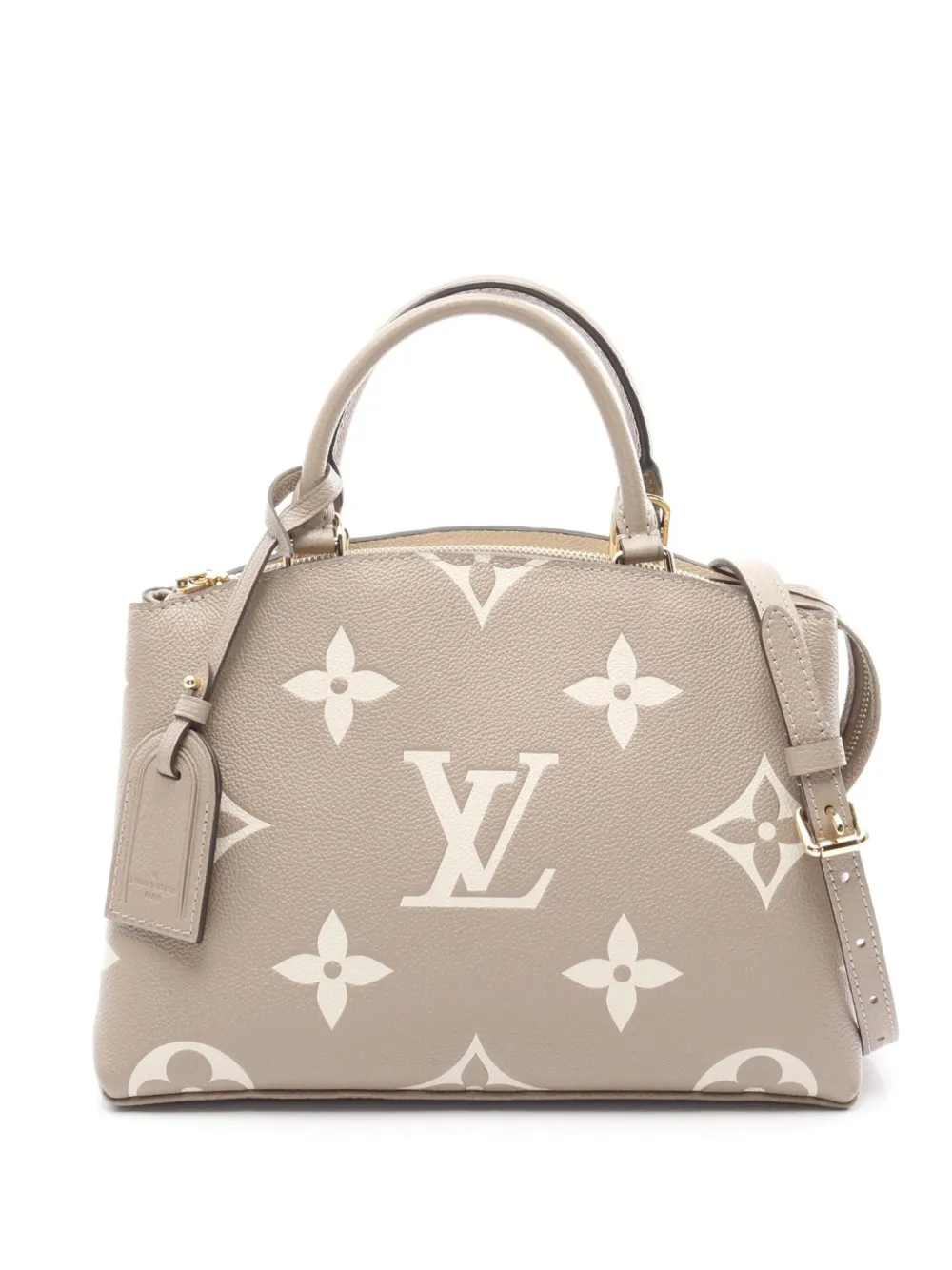 Pre-owned Louis Vuitton 2021s Petit Palais Monogram Handbag In Neutrals