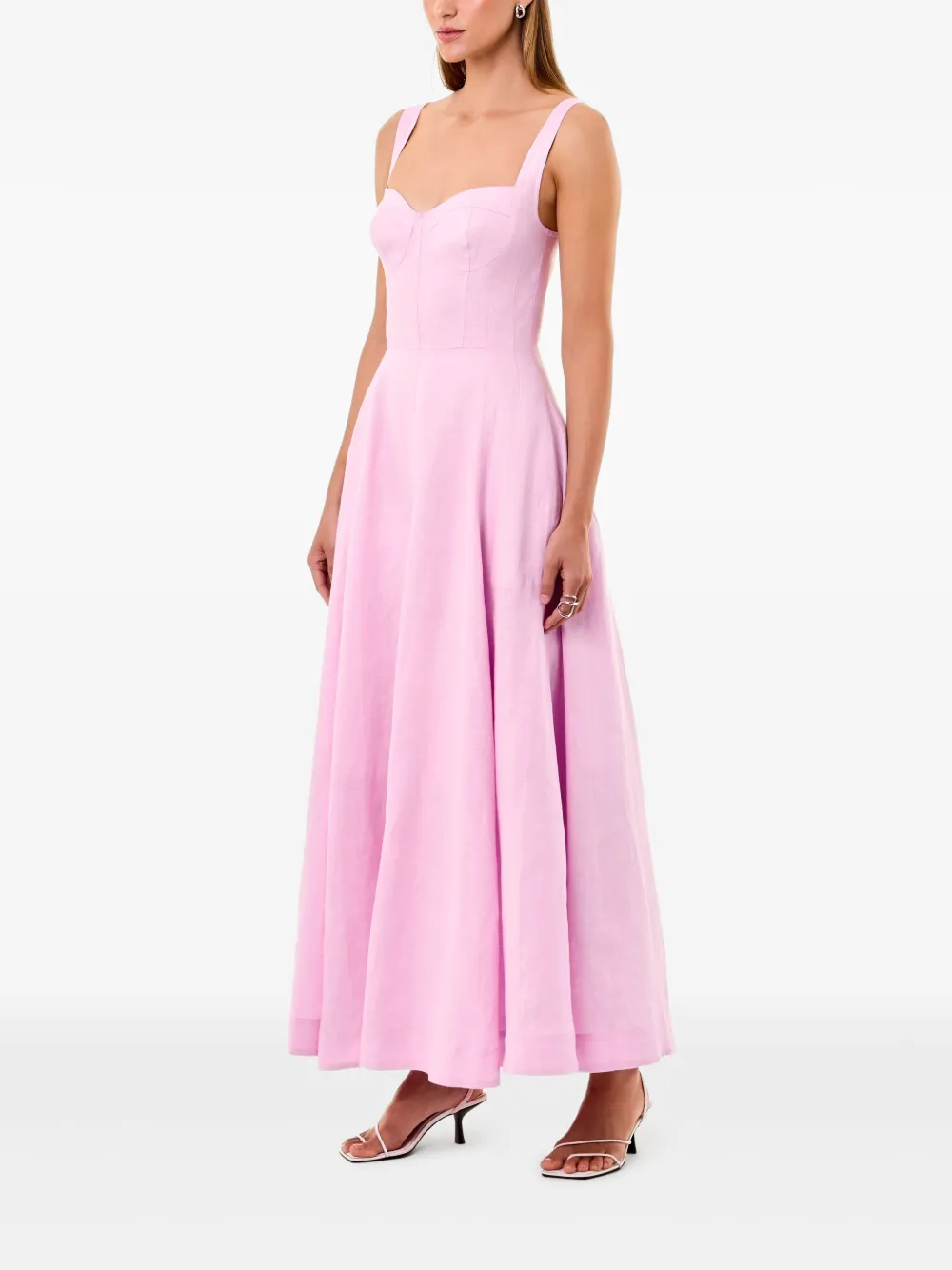 Nicholas Maxi-jurk Roze