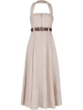 Nicholas Anastasia midi dress - Neutrals