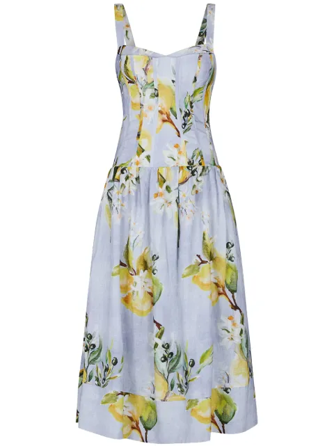 Nicholas vestido midi Makenna