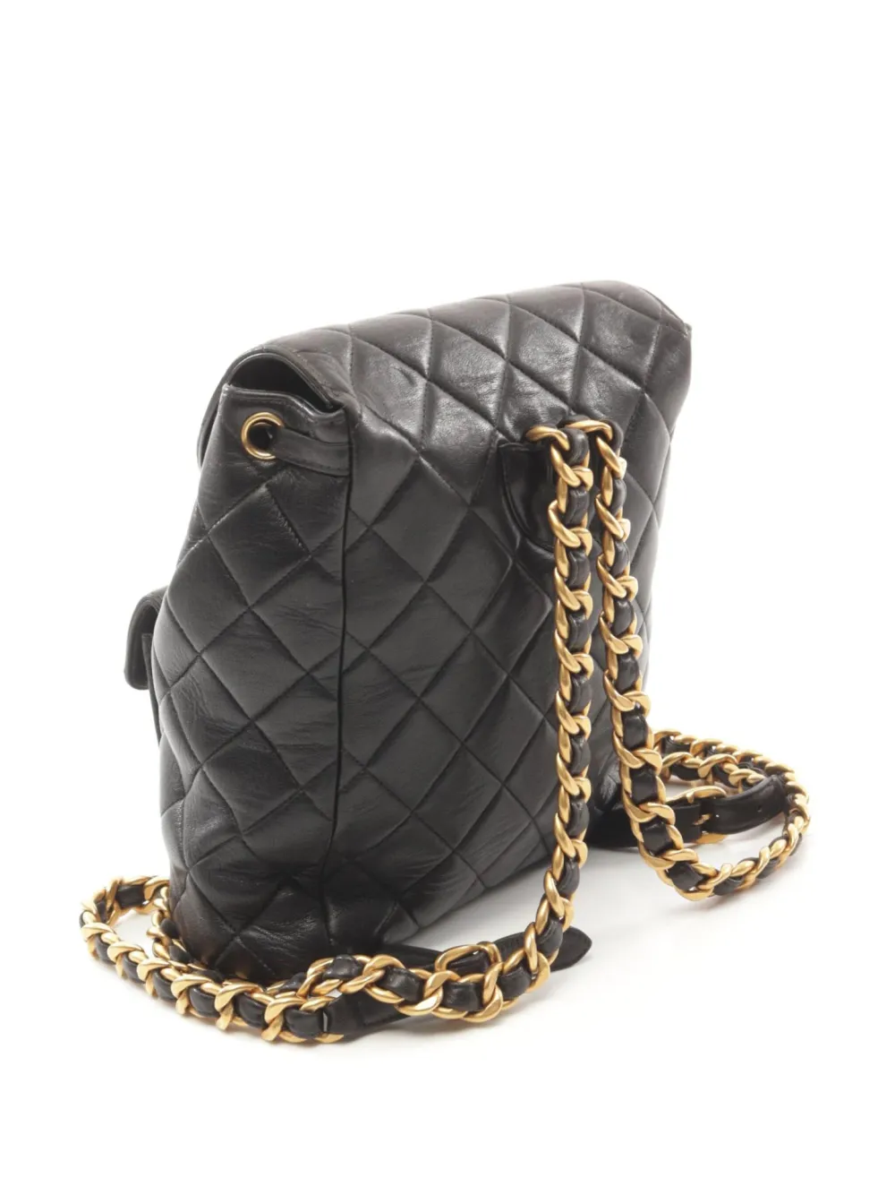 CHANEL Pre-Owned 1994-1996 gewatteerde leren rugzak - Zwart