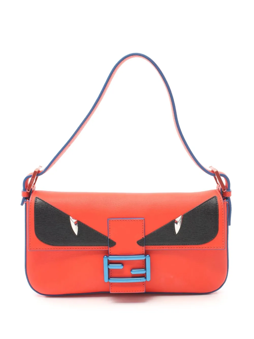 Fendi Pre-Owned 2010s モンスター バケット ショルダーバッグ - オレンジ Fendi Pre-Owned 2010s モンスター バケット ショルダーバッグ - オレンジ