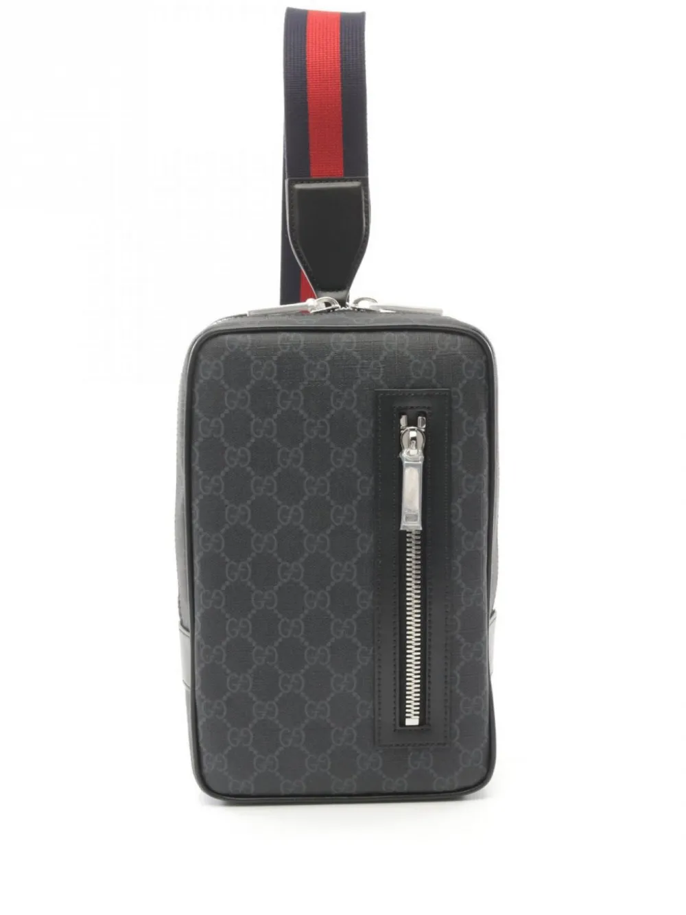Gucci Pre-Owned 2020s GG Supreme cross body bag | Black | Image 1