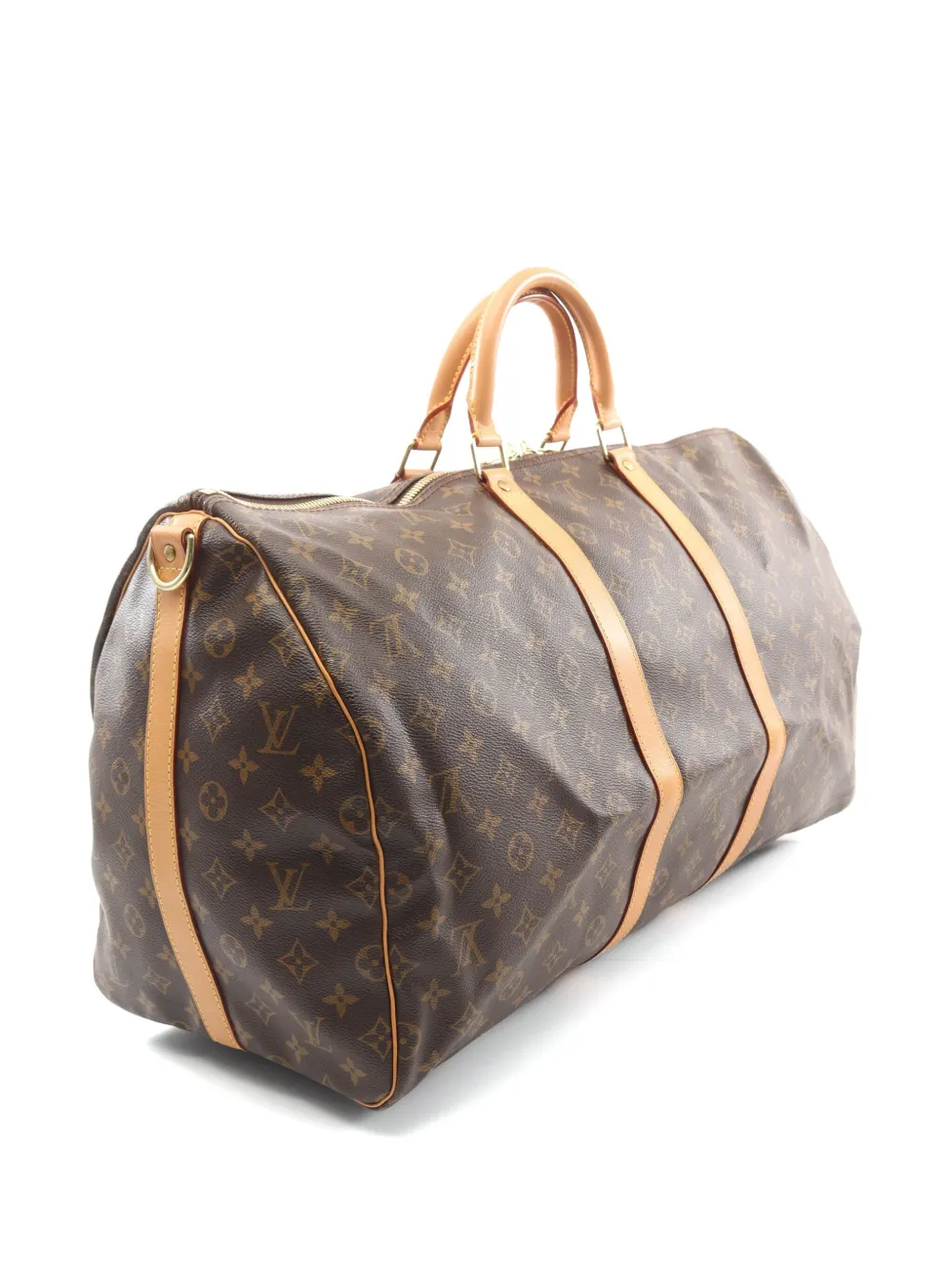 Louis Vuitton Pre-Owned 2009 Keepall Bandouliere 55 two-way reistas - Bruin