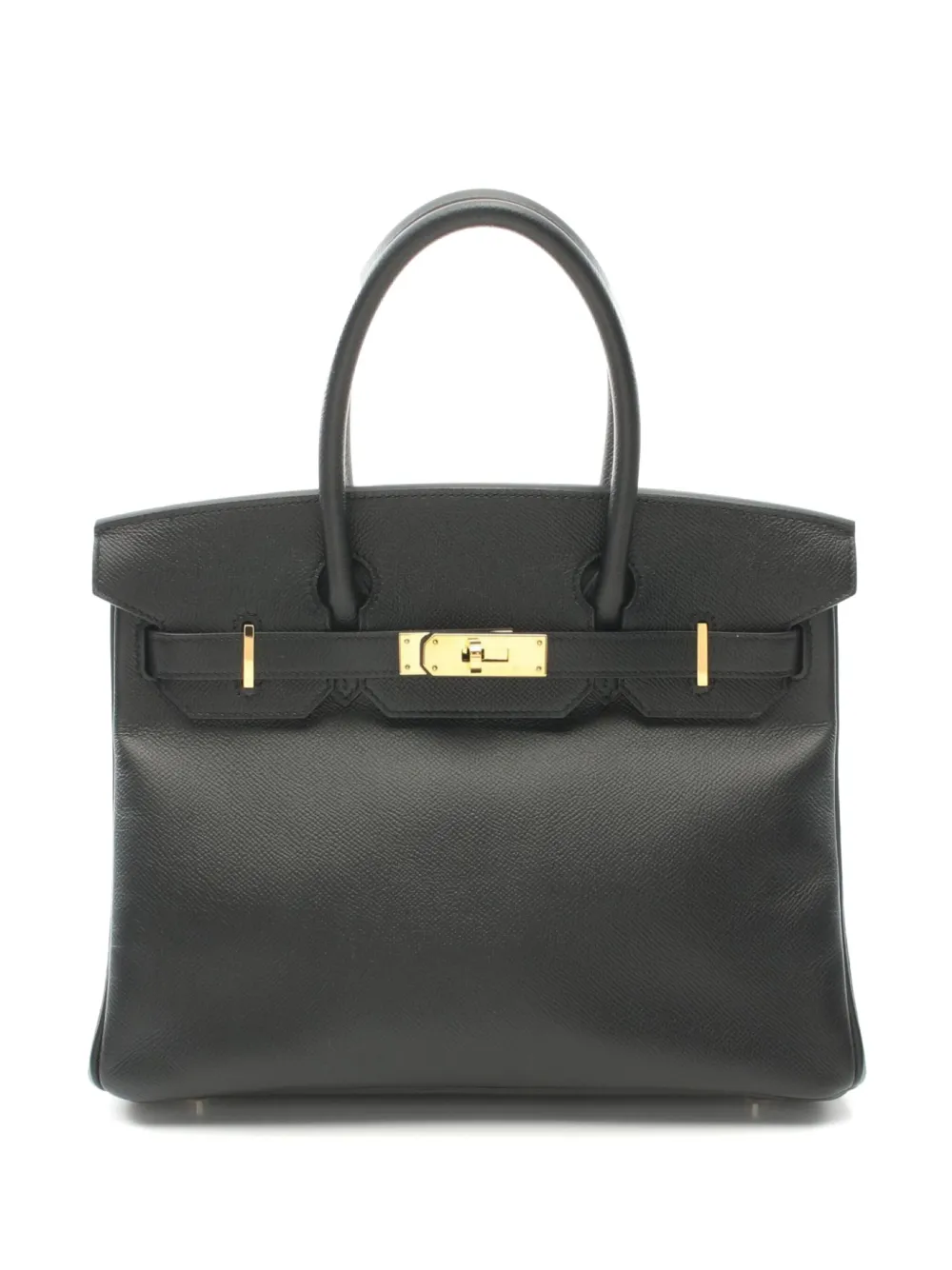 Hermès Pre-Owned 2018 バーキン 30 ハンドバッグ - ブラック Hermès Pre-Owned 2018 バーキン 30 ハンドバッグ - ブラック
