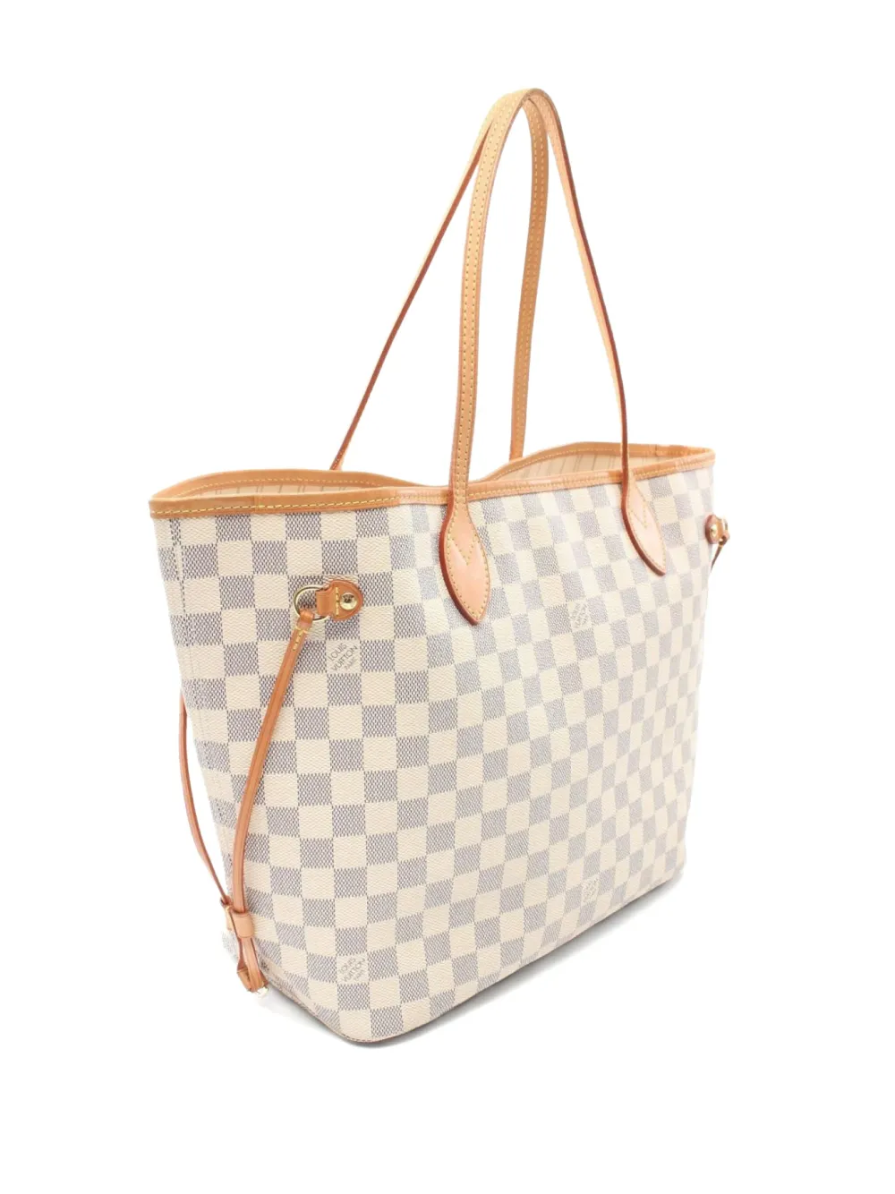 Louis Vuitton Pre-Owned 2012 Damier Azur Neverfull MM shopper - Wit