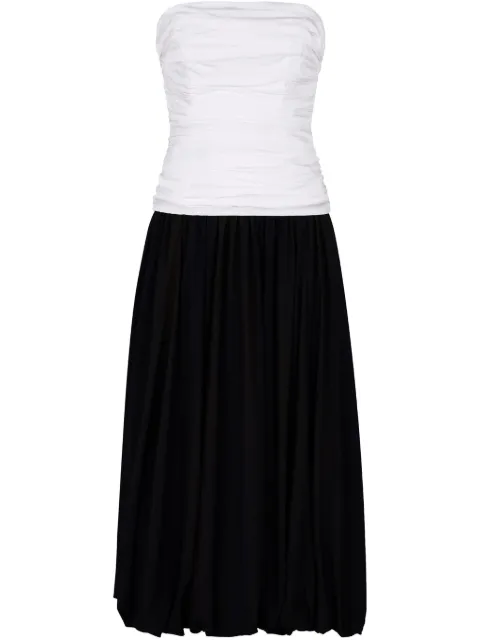 Nicholas Despina strapless midi dress
