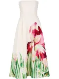 Nicholas Kyra midi dress - White