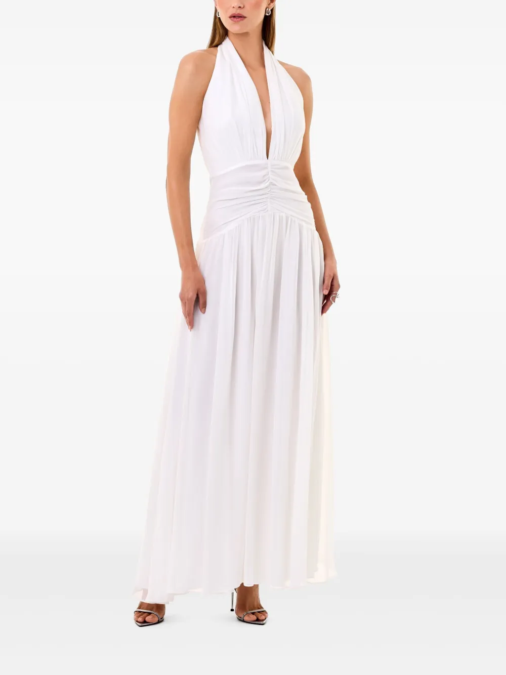 Nicholas Arella maxi-dress Wit