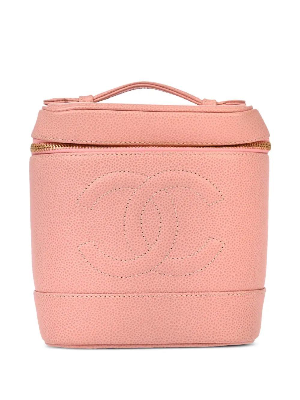 CHANEL Pre-Owned 2003 ココマーク バニティハンドバッグ - ピンク CHANEL Pre-Owned 2003 ココマーク バニティハンドバッグ - ピンク