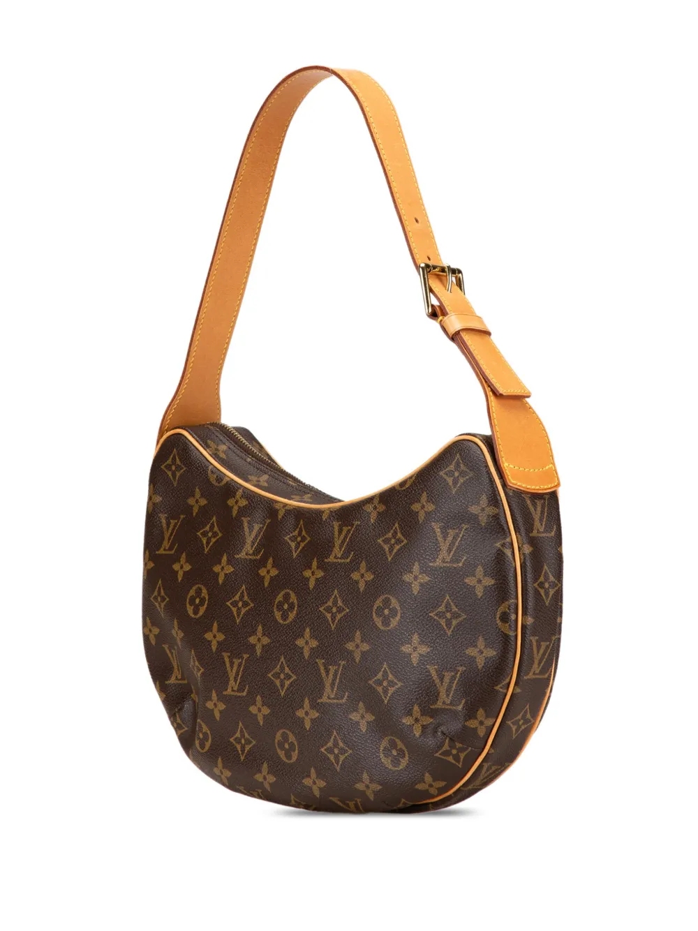 Louis Vuitton Pre-Owned 2002 Croissant hobo tas met MM monogram - Bruin