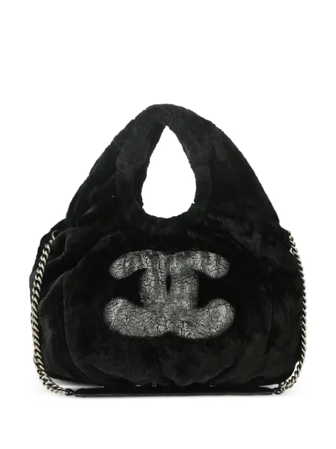 CHANEL Pre-Owned bolsa de mano con logo CC 2010