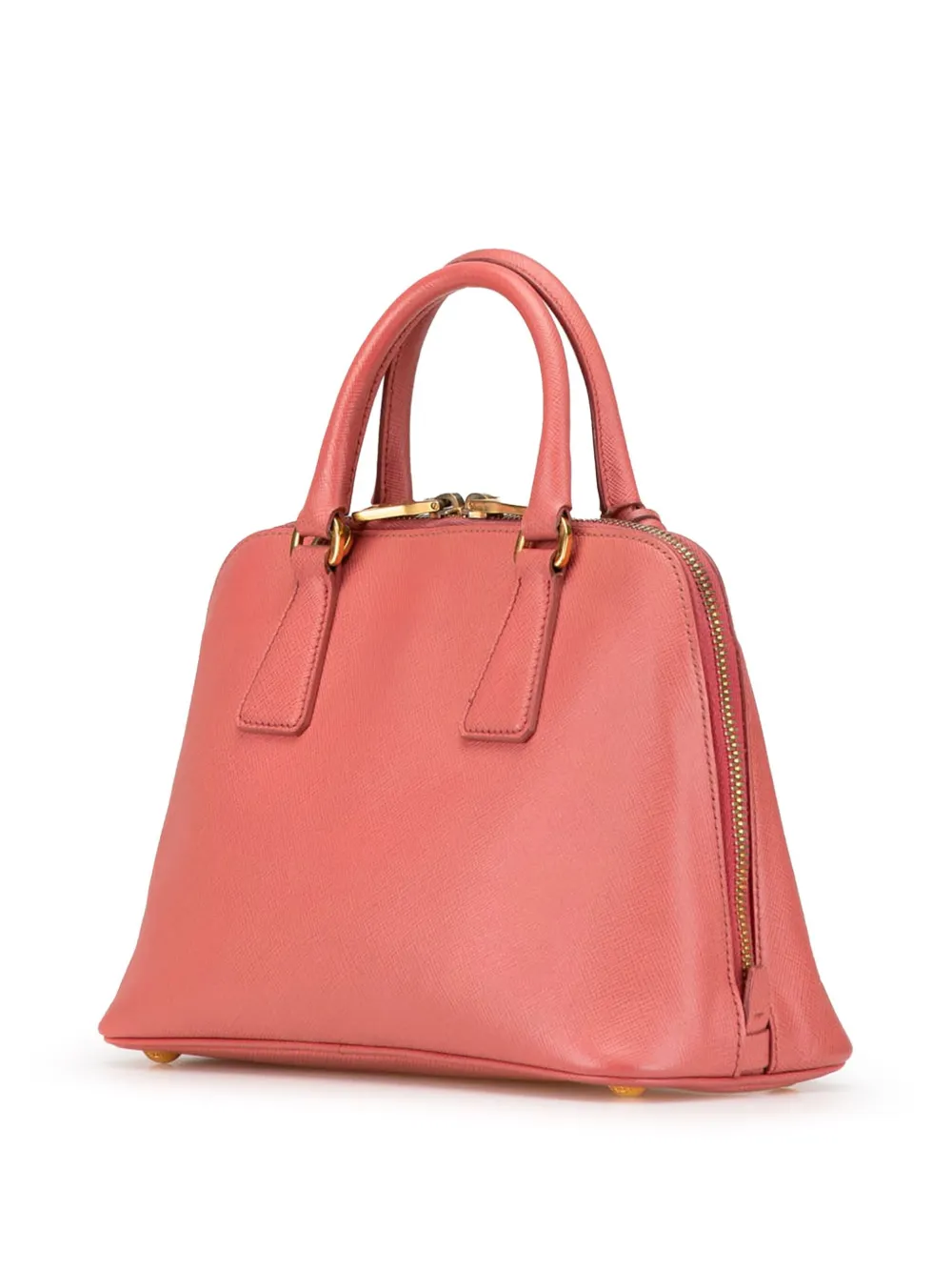 Prada Pre-Owned 2010-2024 Small Saffiano Lux Promenade satchel - Roze