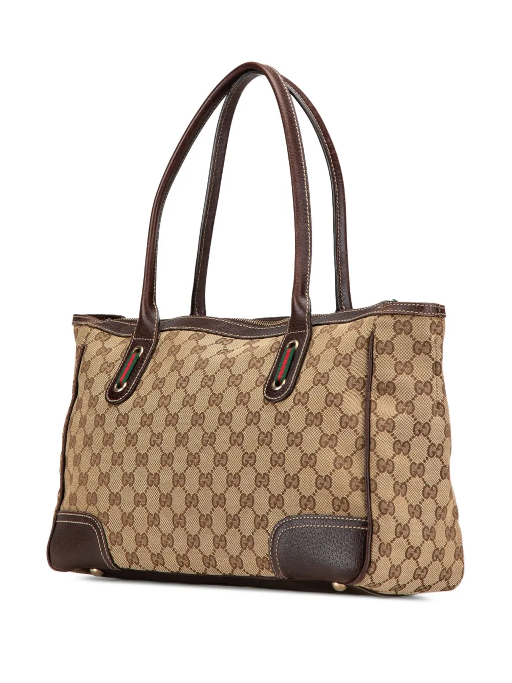 Gucci Pre-Owned 2000-2015 GG canvas shopper - Bruin