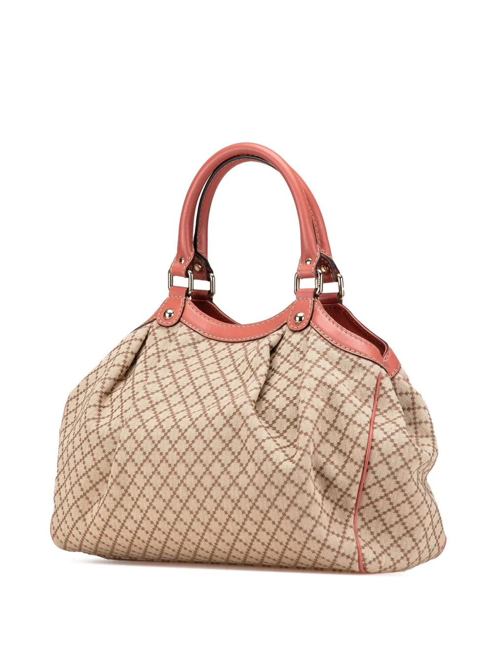 Gucci Pre-Owned 2000-2015 medium Diamante Canvas Sukey shopper - Bruin