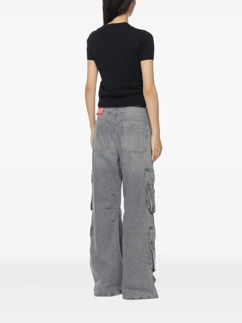 Diesel M-Aline T-shirt Zwart