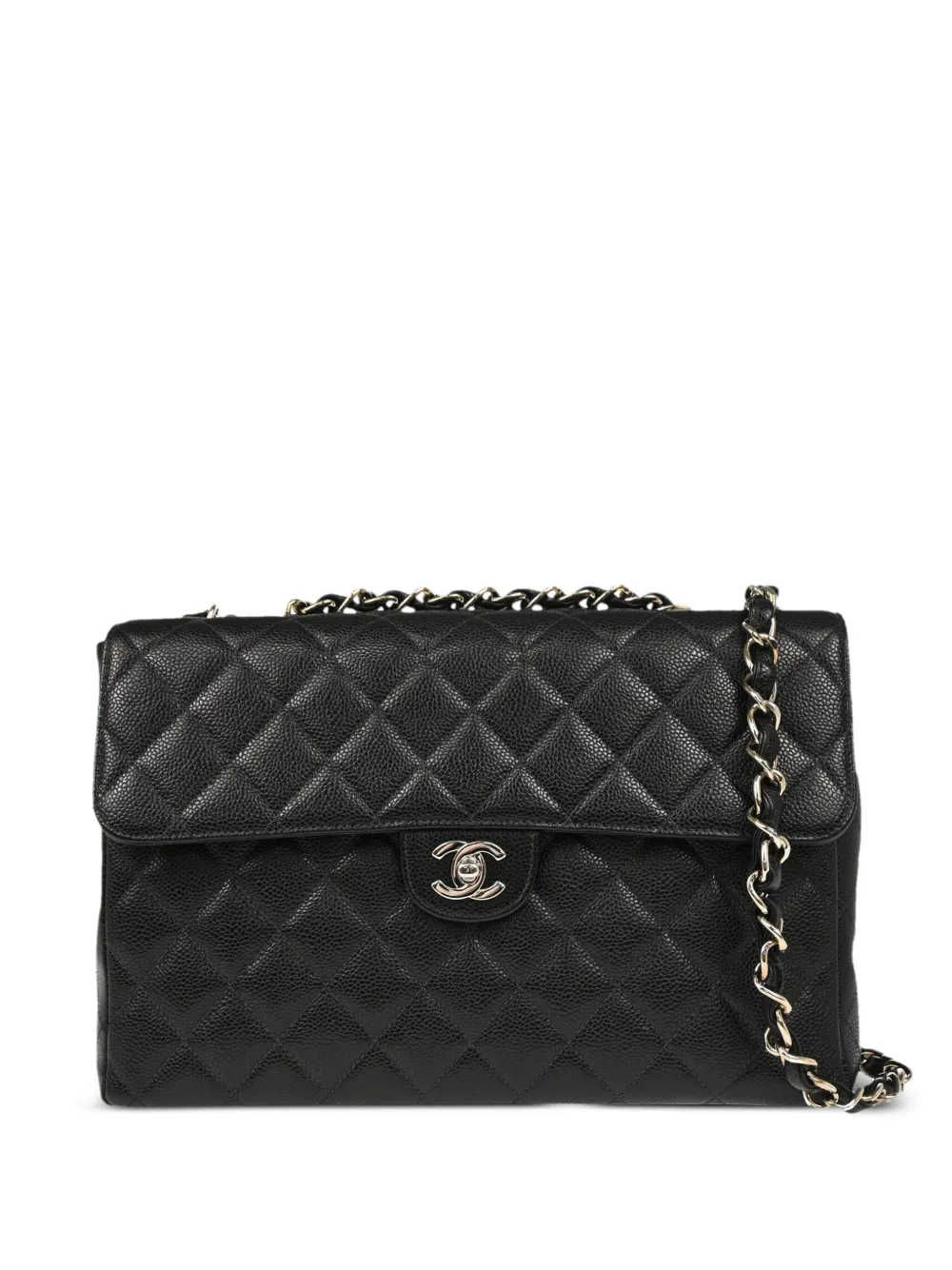 CHANEL Pre-Owned 1998 jumbo Classic Flap shoulder bag | Black | Image 1