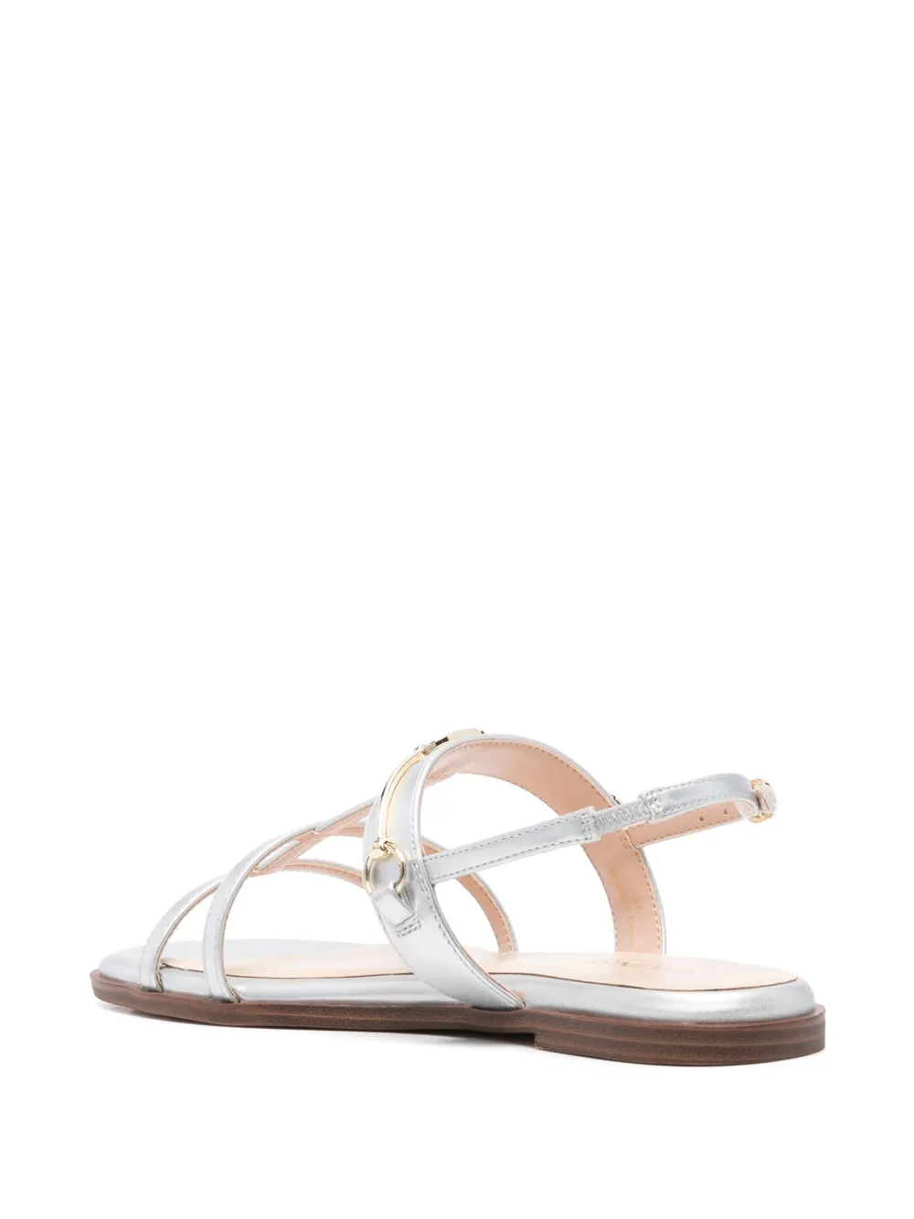 TWINSET Sandalen met T-plakkaat Zilver