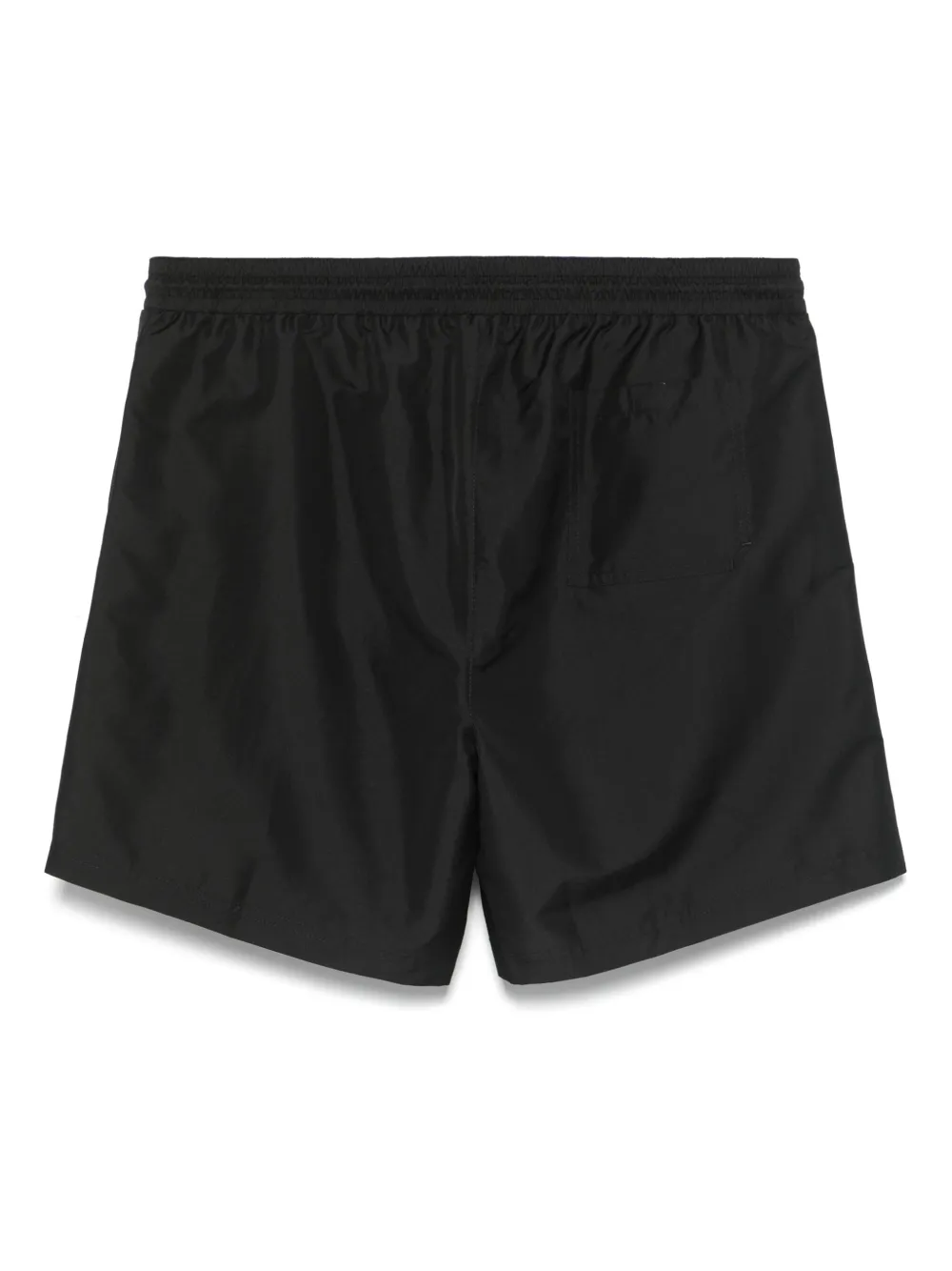 Brunello Cucinelli logo-embroidered swim shorts - Zwart