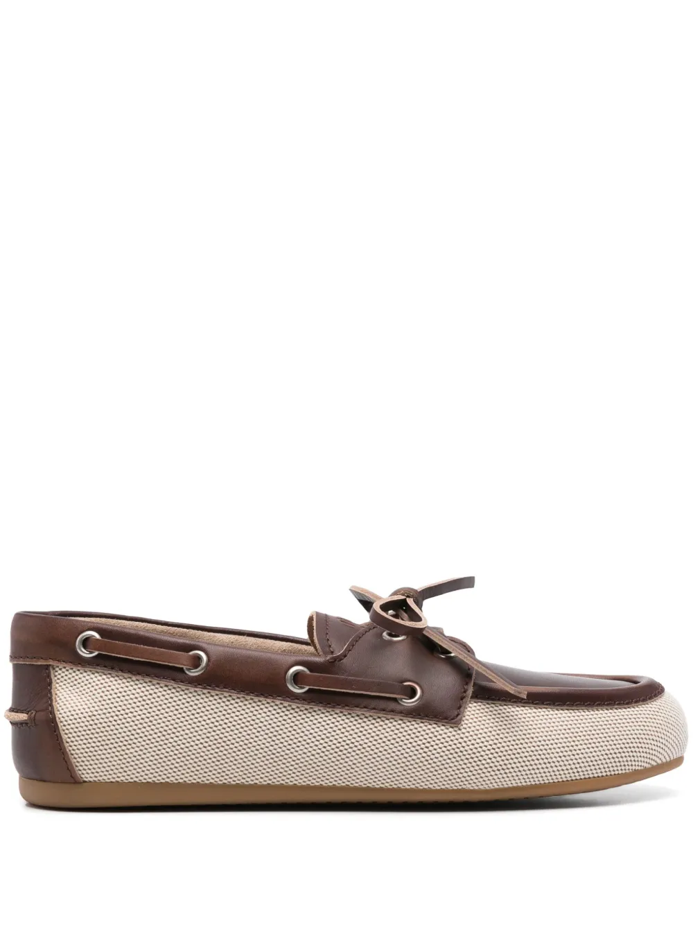 Miu Canvas loafers Bruin