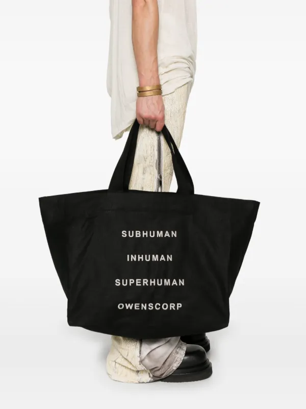 Rick Owens Beach Tote Bag Black FARFETCH PH