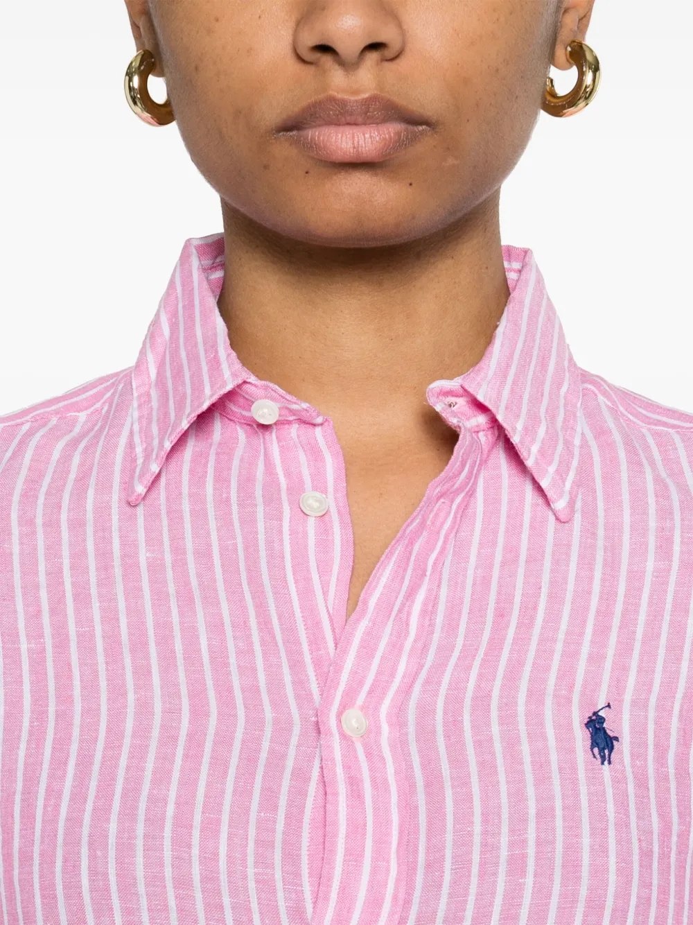 Polo Ralph Lauren Gestreept blouse Roze