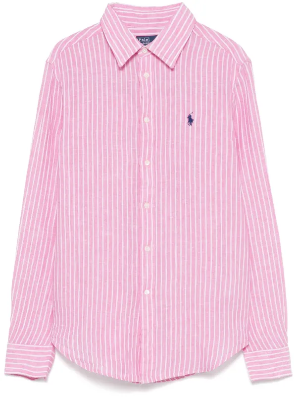Polo Ralph Lauren ストライプ シャツ | ピンク | FARFETCH JP